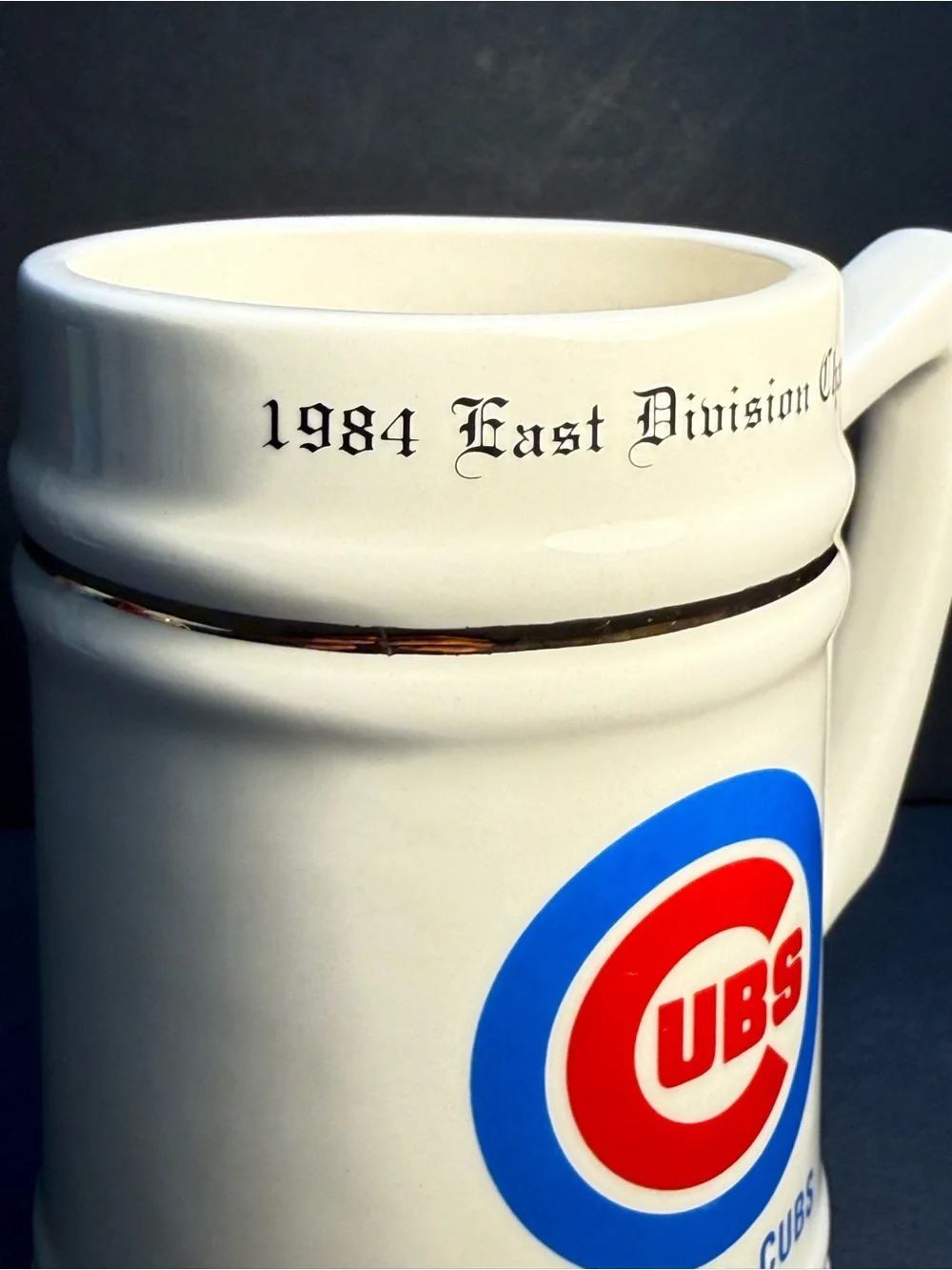 Vintage Chicago Cubs 1984 National League East Division Champions Ceramic Mug - Picture 3 of 12